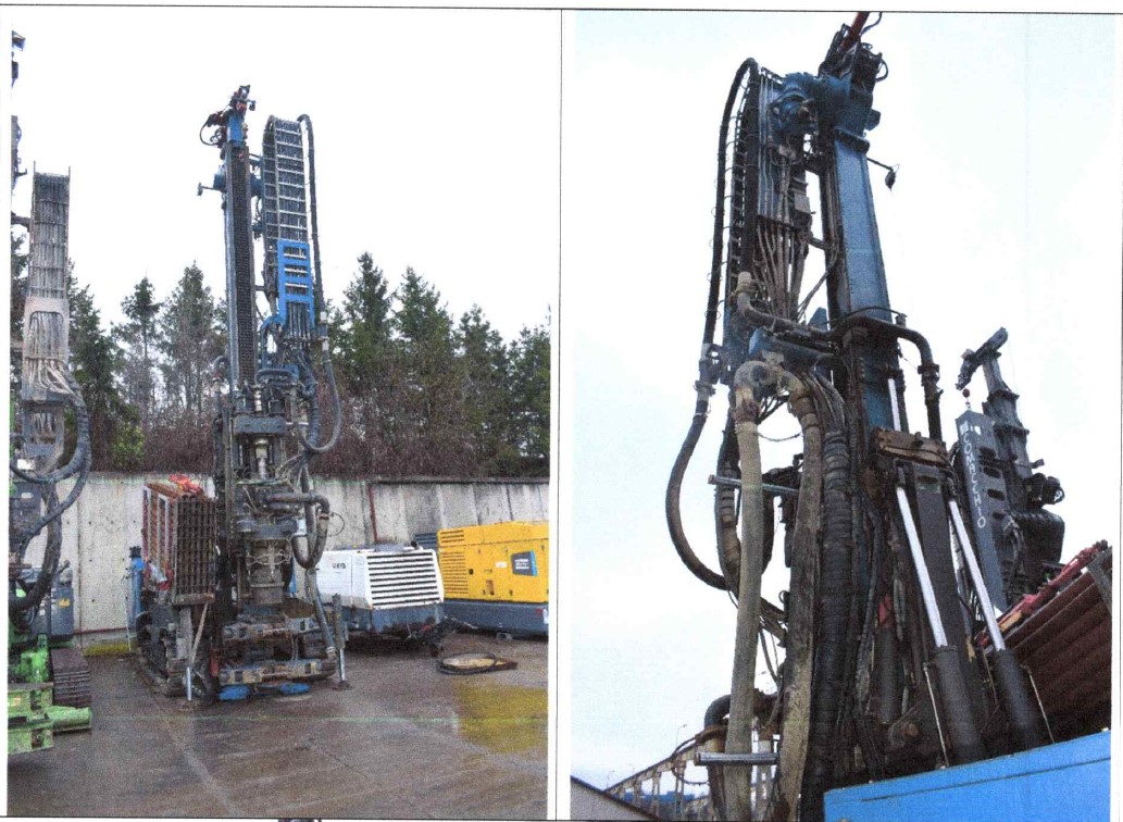 HÜTTE HBR 204 GT drilling rig incl. accessories