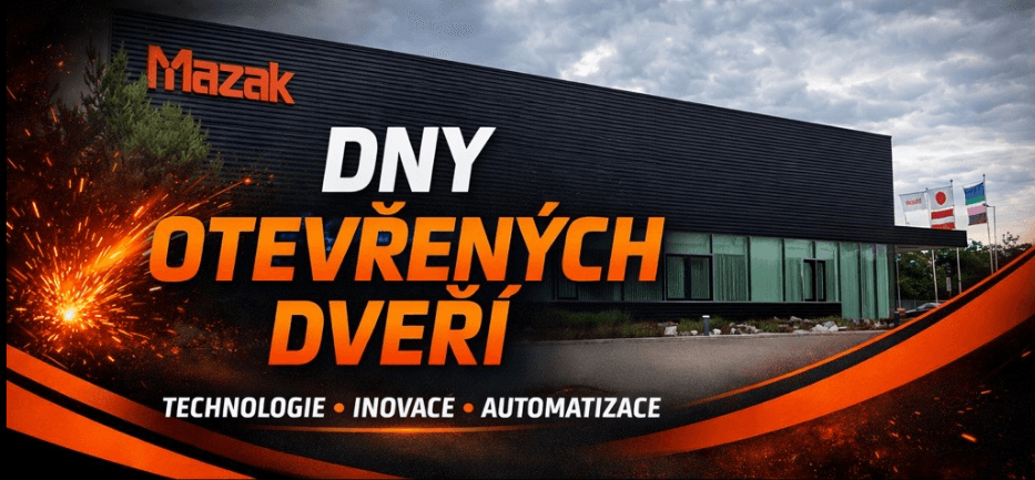 Pozvánka na Dny otevřených dveří Mazak