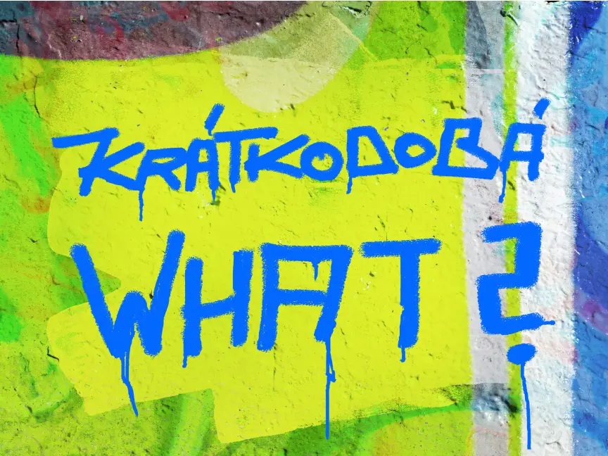 obrázek nápis krátkodobá what