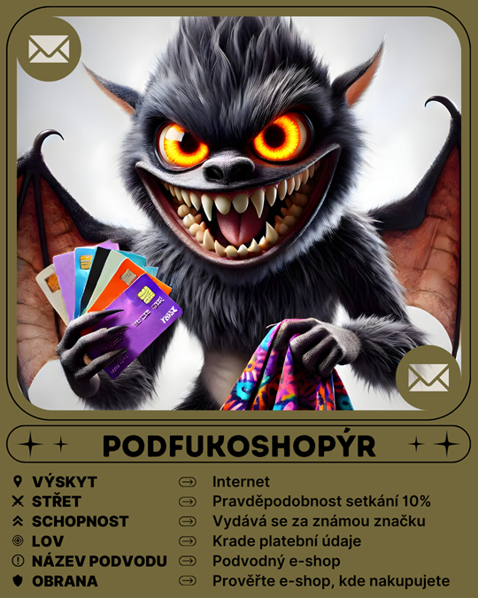 Podfukoshopýr karta podvodníka