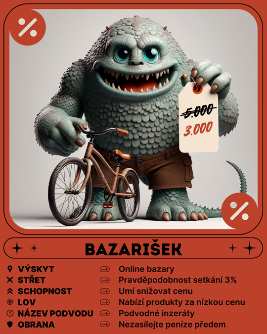 Bazarišek Bazarový podvodník