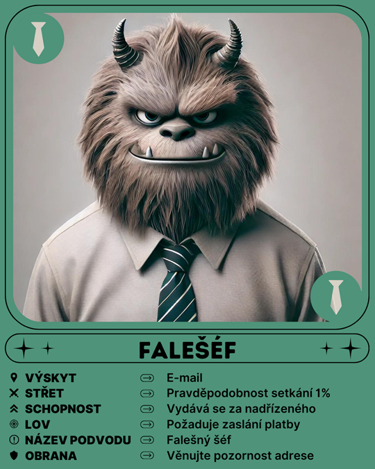 Falešéf - Podvodník vydávající se za falešného šéfa