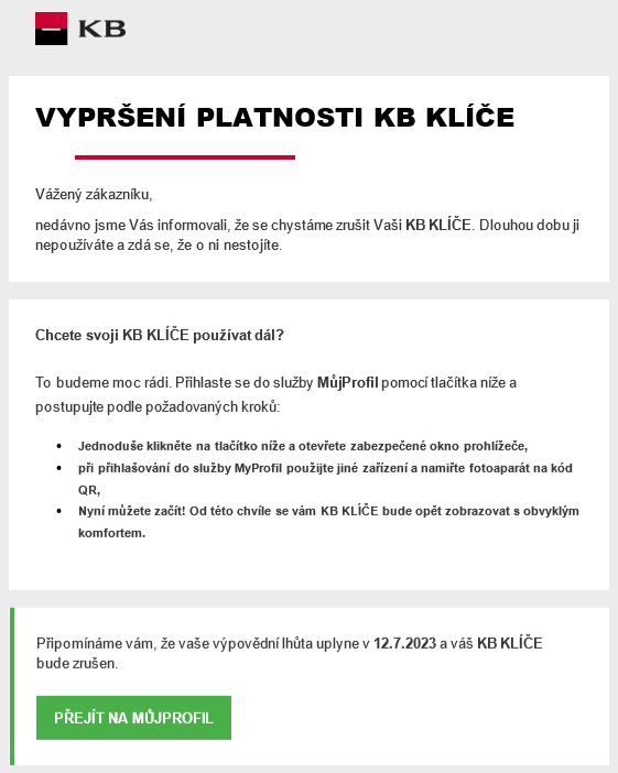 Podvodný e-mail