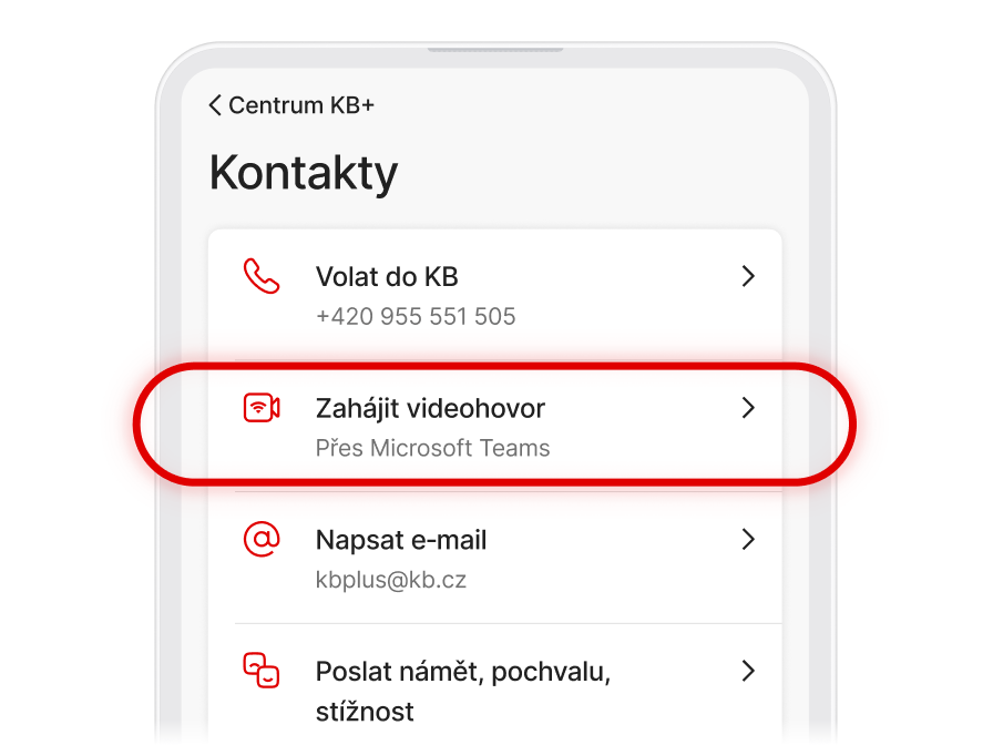 Videohovor s bankovním poradcem
