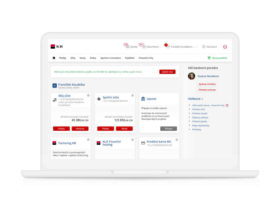 MojeBanka Internetov Bankovnictv Komer n Banka