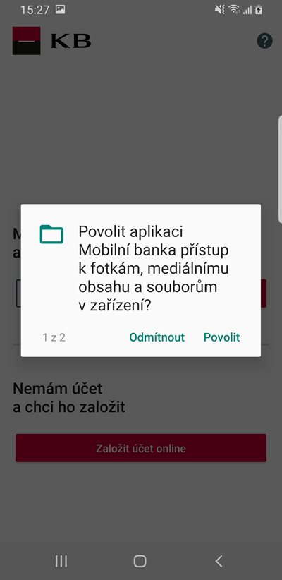 První kroky s mobilní bankou 1