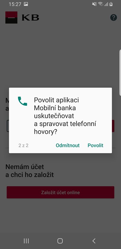 První kroky s mobilní bankou 2