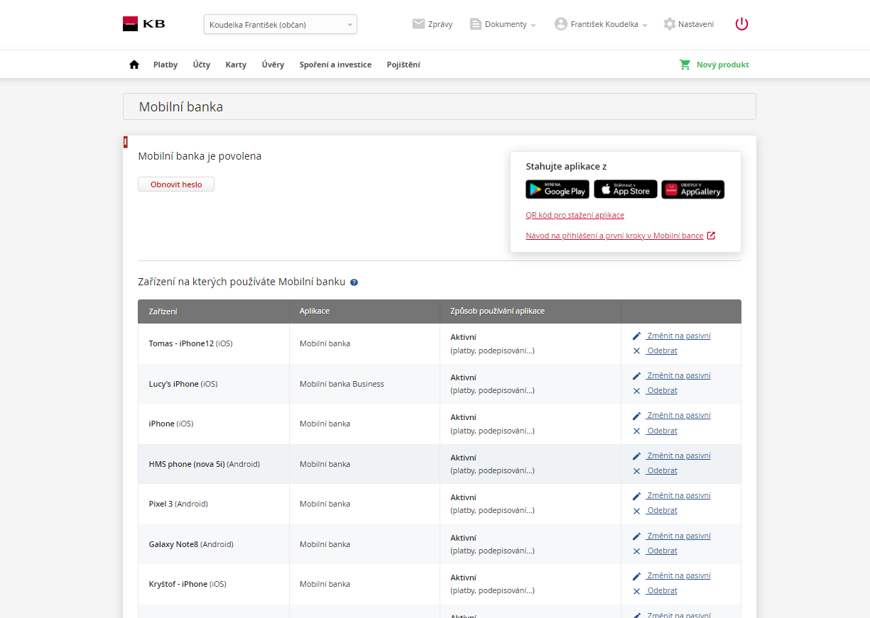 Jak Vygenerovat QR V Internetov m Bankovnictv MojeBanka MojeBanka 
