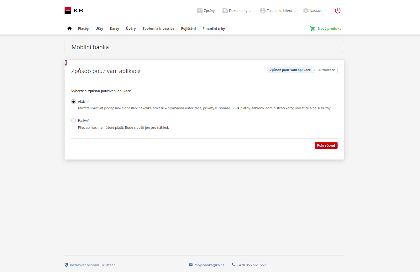 Jak Vygenerovat QR K d V Internetov m Bankovnictv MojeBanka MojeBanka 