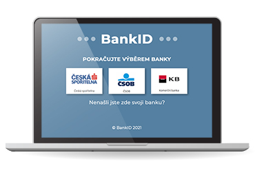 2. krok - vyberte banku