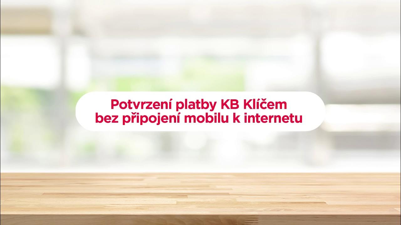 Ověření plateb kartou na e-shopech pomocí KB Klíče