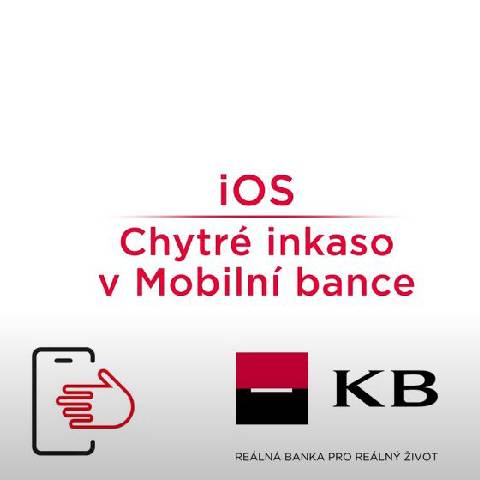 návod jak nastavit chytré inkaso v mobilní bance