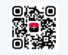 Point your camera at the QR code<br>and scan it