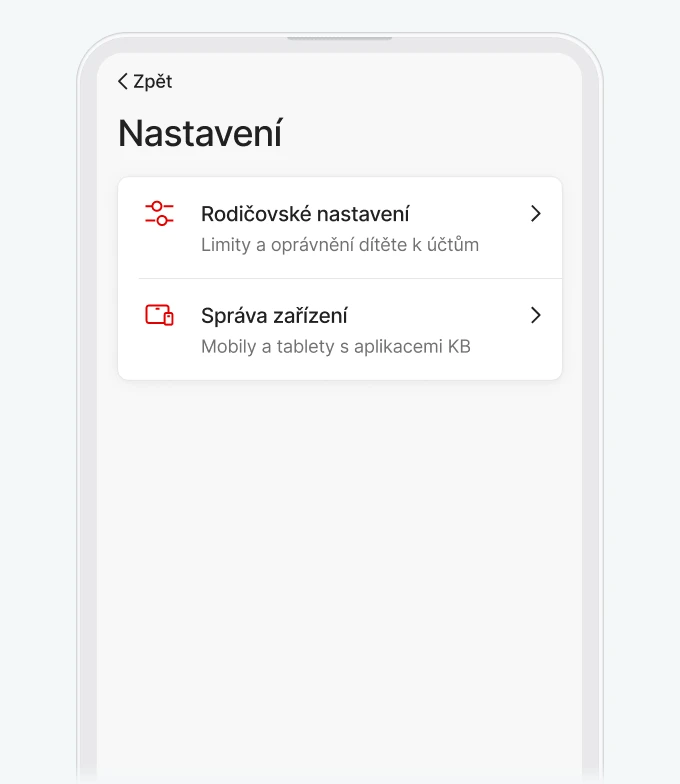 Rodičovské nastavení