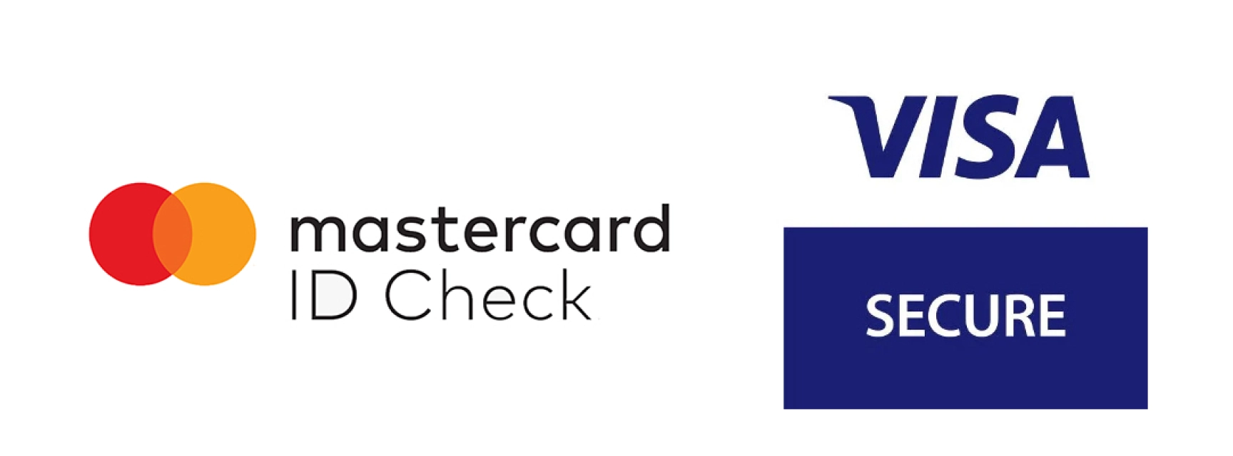 Mastercard and Visa logos