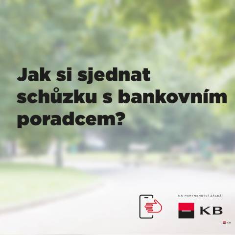 Mobilní banka - jak si sjednat schůzku s bankovním poradcem? (iOS)