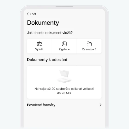 Nahrajte dokument